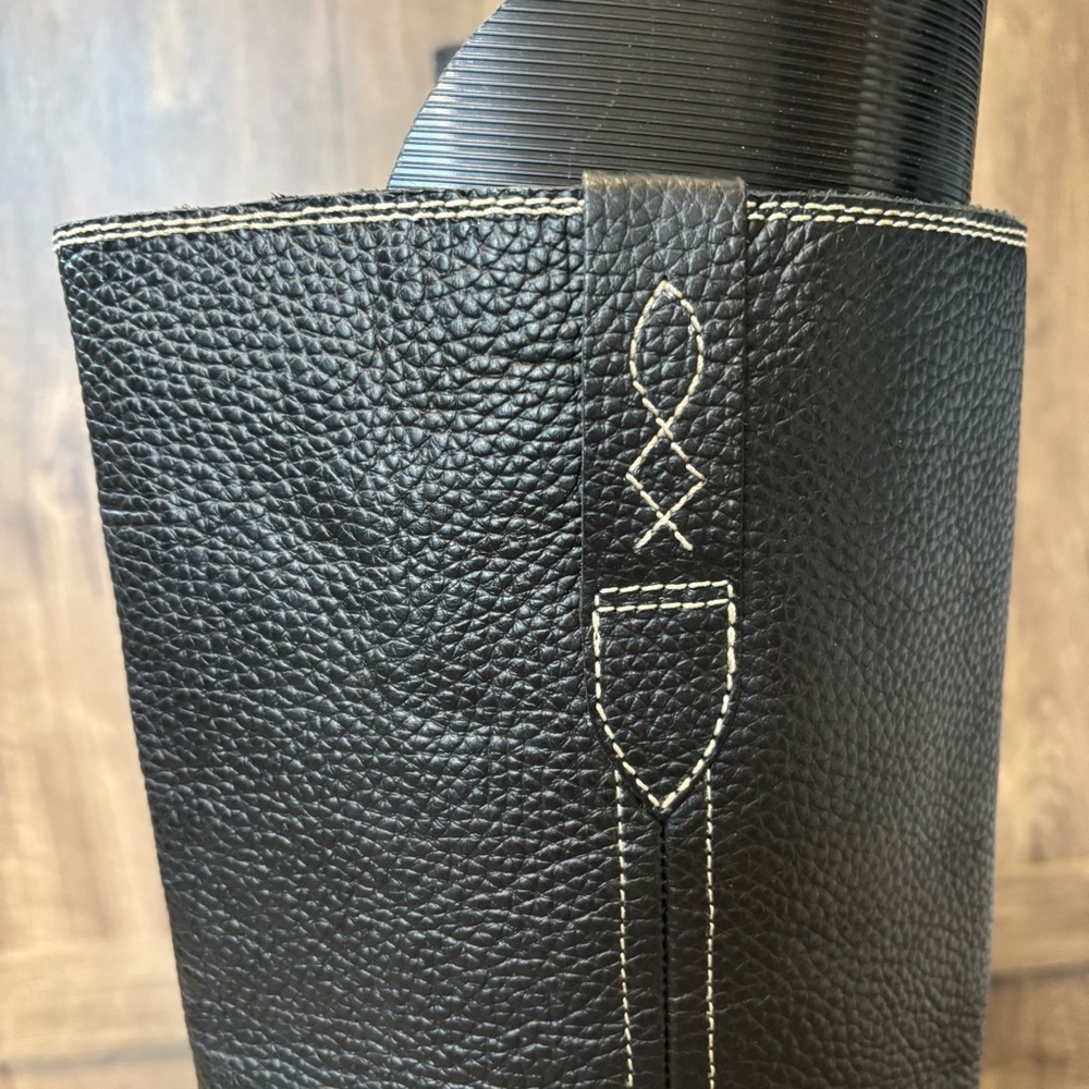 Free People Size11 Blaze Pull On Boots Black - Picture 9 of 16